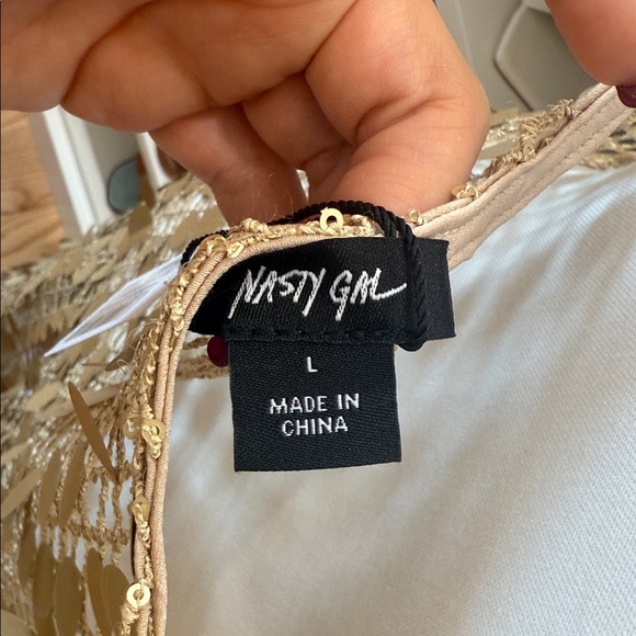 Sequin corchet maxi Beach Dress - Picture 3 of 5